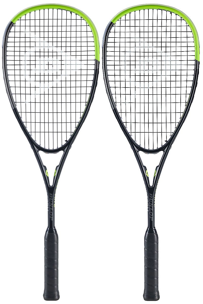 noedels Openbaren Ploeg 2 x Dunlop Blackstorm Graphite squashracket voordelig online kopen? 