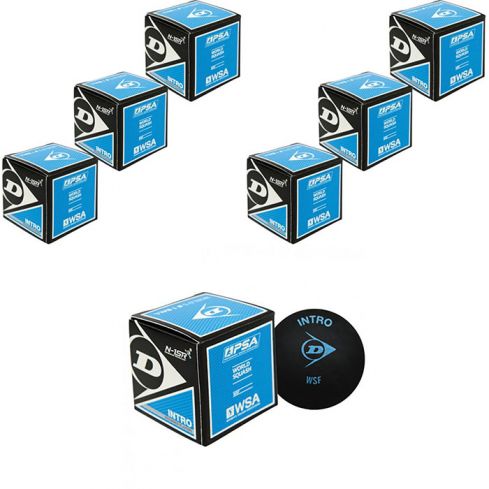 Dunlop Squashball (6x) Intro (blauwe stip)