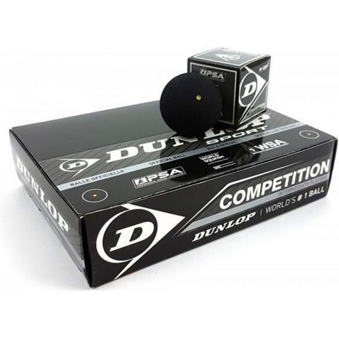 6x Dunlop Squashball Competition 12x