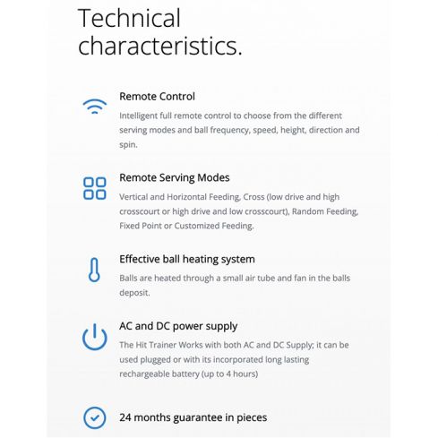 Hit® Trainer squashballen machine