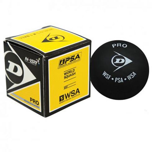Dunlop Squashball (6x) Pro (dubbele gele stip)